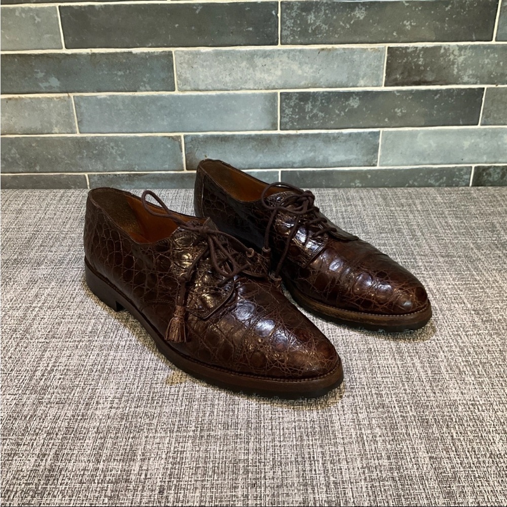 Ralph Lauren Women’s Crocodile Loafers